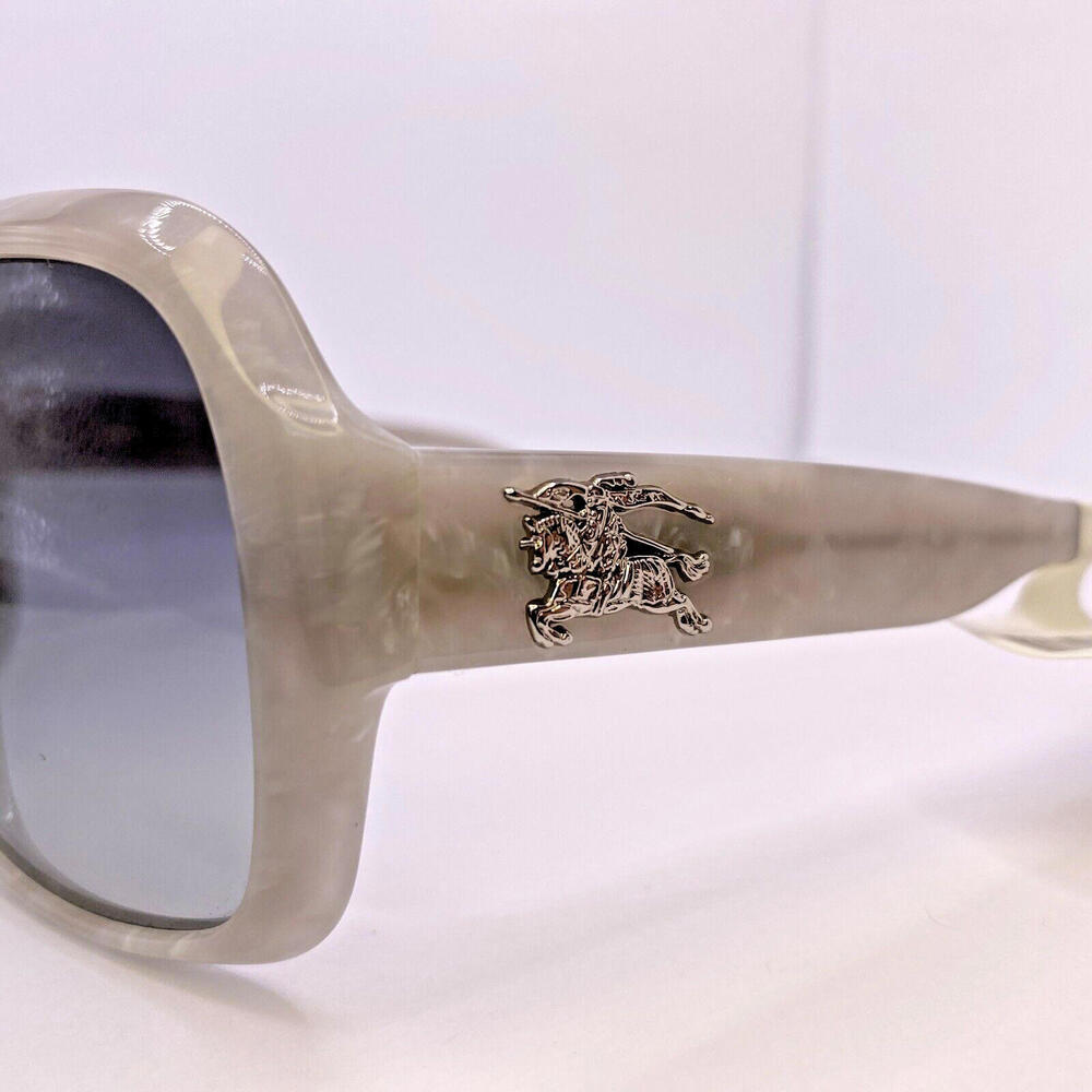 Burberry Sunglasses Authentic Frame B 4058 3042/11 57 [] 18 130 MM White Marble - Picture 3 of 9